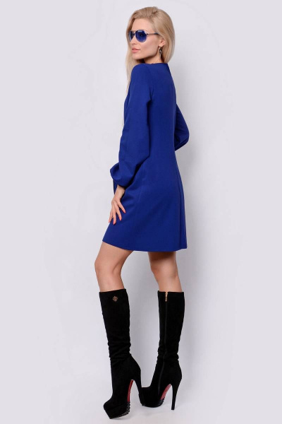 Платье PATRICIA by La Cafe NY14820 синий - фото 2