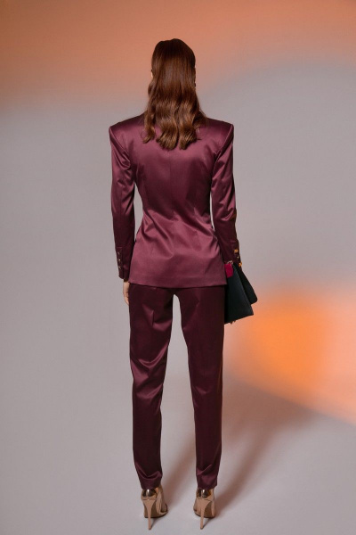 Деловой жакет из костюмной ткани с прорезными карманами Alena Goretskaya A1613/4 - фото 2