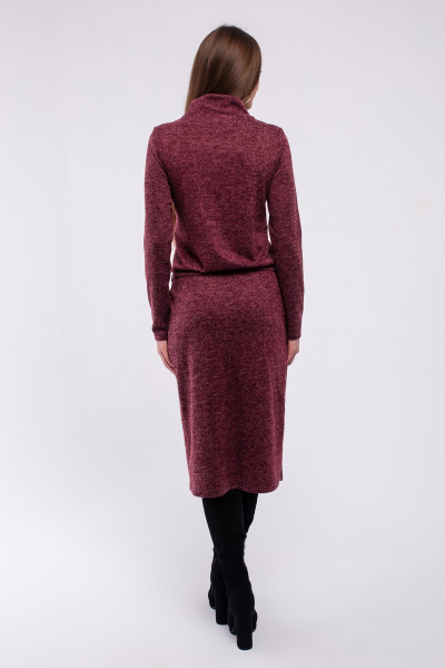 Платье Madech 185309 бордовый - фото 6