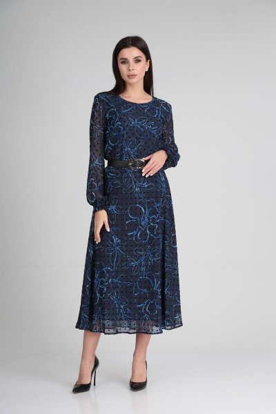 Платье Moda Versal П2360 васильковый - фото 4