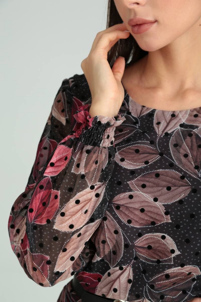 Платье Moda Versal П2360 черный - фото 4