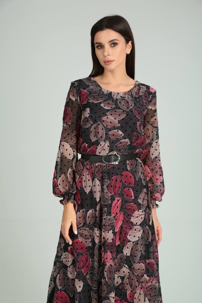 Платье Moda Versal П2360 черный - фото 2