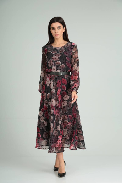 Платье Moda Versal П2360 черный - фото 5