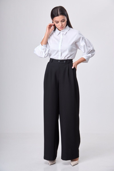 Брюки Anelli 1162 черный - фото 7