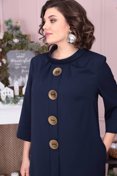 Платье Moda Versal П2364 т.синий - фото 4