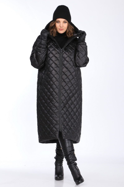 Пальто Lady Secret 8015 черный - фото 5