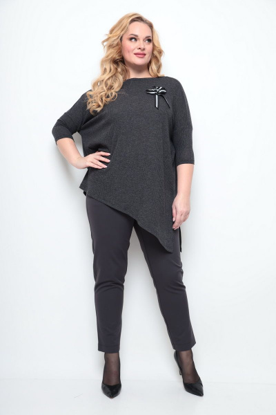 Брюки, джемпер Michel chic 1196 графитовый - фото 2
