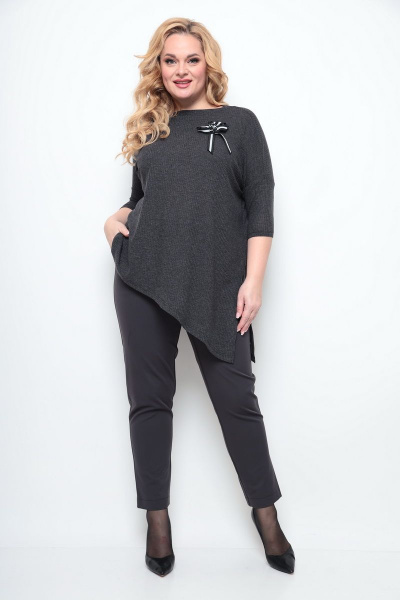 Брюки, джемпер Michel chic 1196 графитовый - фото 1