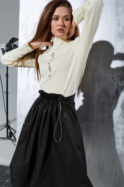 Юбка Luna 013 черный - фото 3