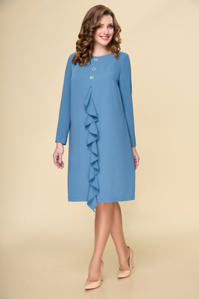 Платье DaLi 4449 голубой - фото 2
