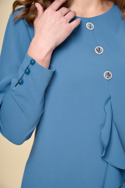 Платье DaLi 4449 голубой - фото 3