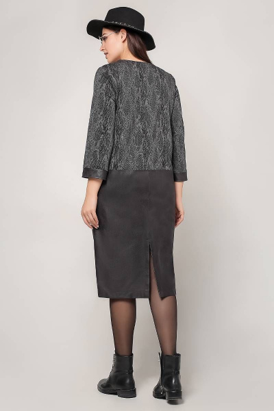 Платье La rouge 5373 графит-(питон) - фото 3