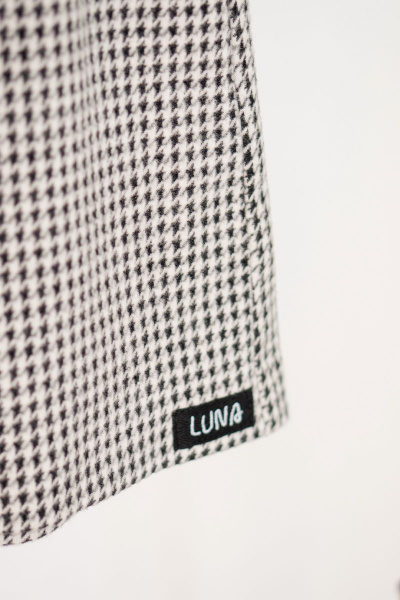 Шорты с резинкой и карманами, мультиколор, демисезон Luna 015/2 гусиная_лапка - фото 7