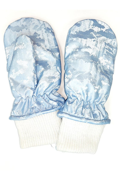 Варежки на каждый день голубые из плащёвой ткани и флиса ACCENT 1253 голубой - фото 2