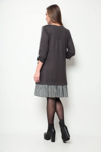 Платье Michel chic 2084 графитовый - фото 4