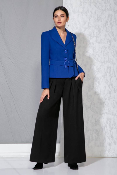 Брюки, жакет Beautiful&Free 3073 электрик - фото 2