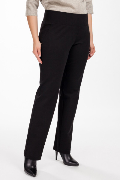 Эластичные зауженные брюки с имитацией карманов Femme & Devur 1342 1.3F(164) - фото 4