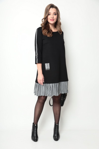 Платье Michel chic 2084 черный - фото 4