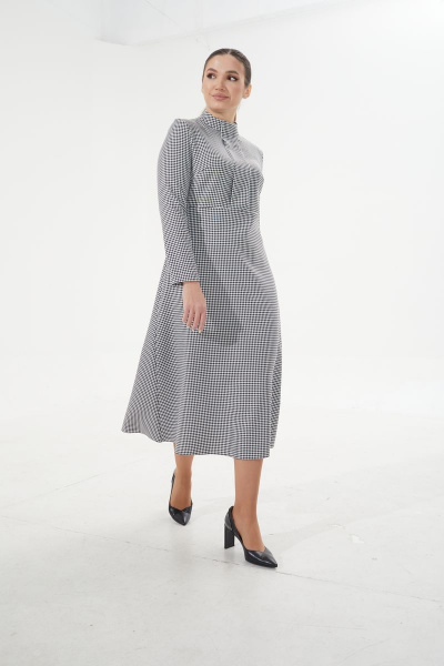 Платье, ремень MALI 421-128 клетка - фото 5