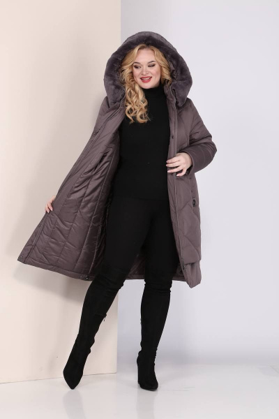 Пальто Shetti 2039 капучино - фото 5