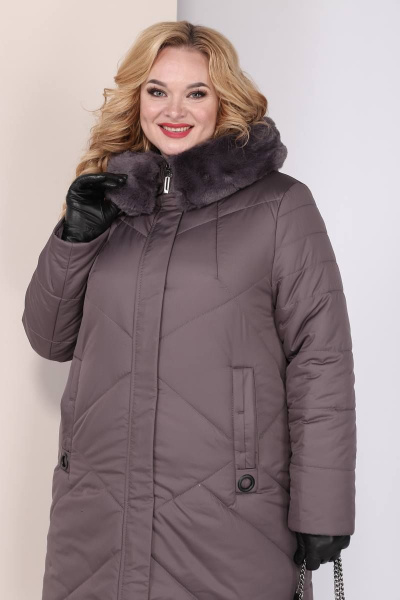 Пальто Shetti 2039 капучино - фото 7