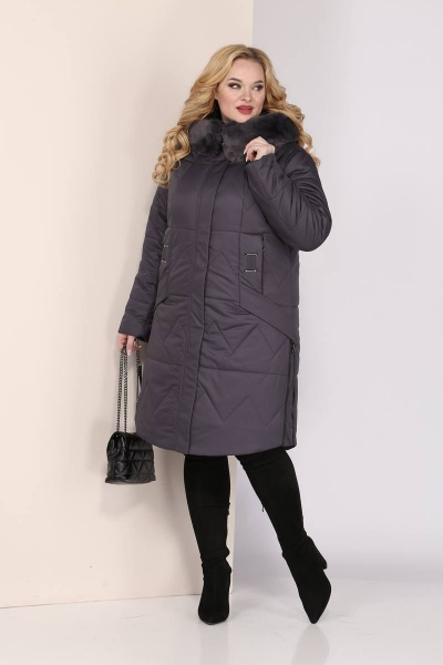 Пальто Shetti 2041 графит - фото 1
