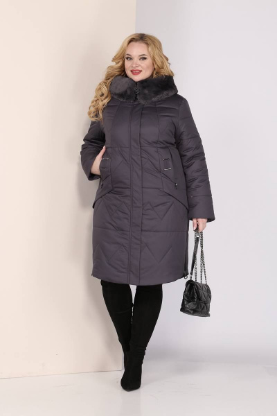 Пальто Shetti 2041 графит - фото 2