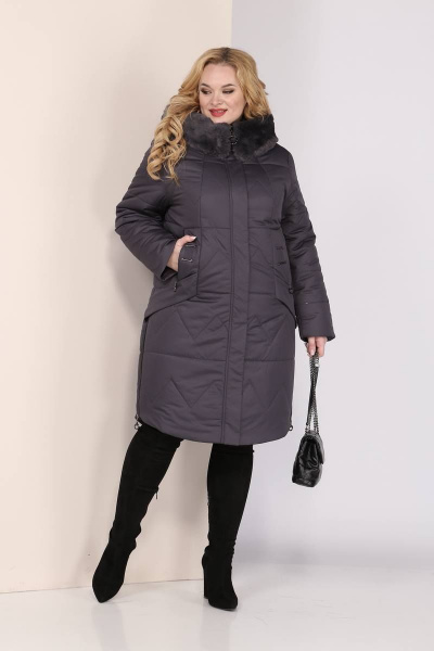 Пальто Shetti 2041 графит - фото 3