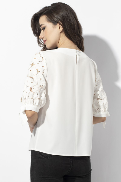 Блуза VIZAVI 656 молоко - фото 7