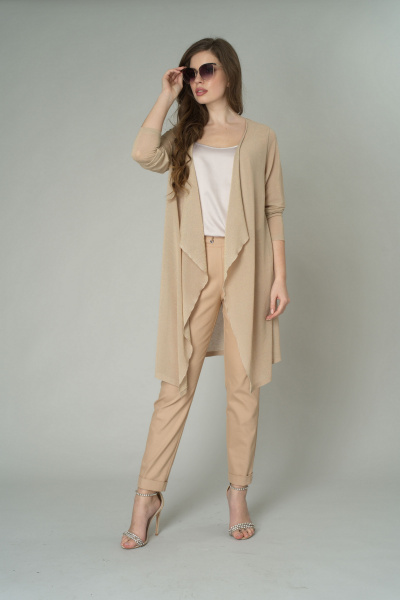 Жакет Elema 1К-10221-1-164 бежевый - фото 1