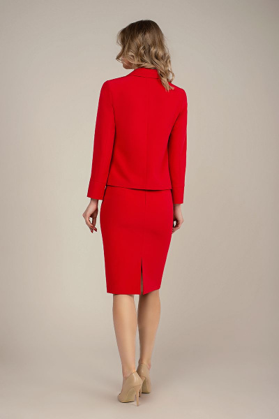 Жакет MARIKA 451/1 красный - фото 4