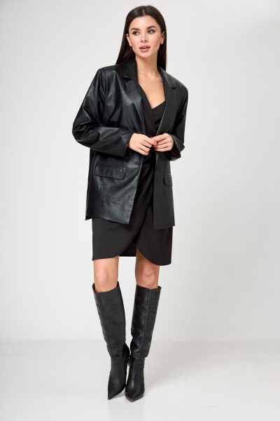 Жакет Anelli 1186 черный - фото 5