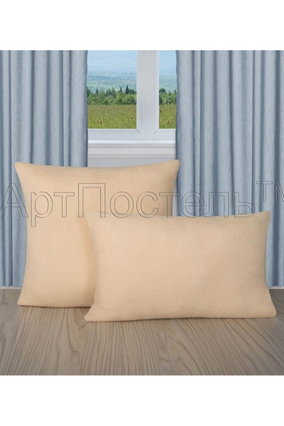 Махровые наволочки 2 шт 70x70 см на молнии АРТПОСТЕЛЬ 278 акация - фото 1