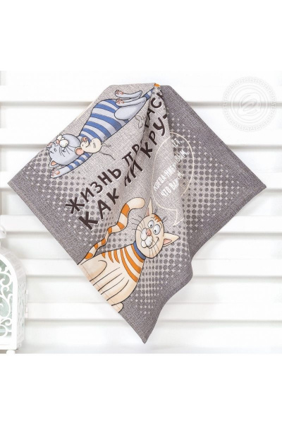 Полотенце АРТПОСТЕЛЬ НЗ_ПКР45.60 кошачьи_тайны - фото 6