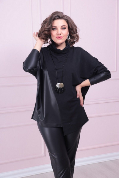 Брюки, туника LadisLine 1420 черный - фото 4