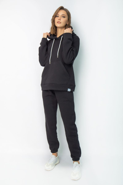 Утепленные спортивные брюки из трикотажа с флисом Kivviwear 4053.12 - фото 3