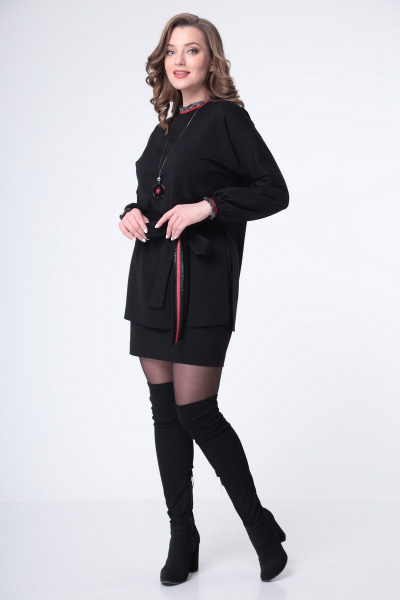 Пояс, туника, юбка T&N 7173 черный - фото 3