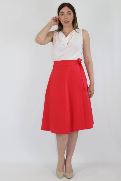 Юбка VLADOR 500140 красный - фото 5