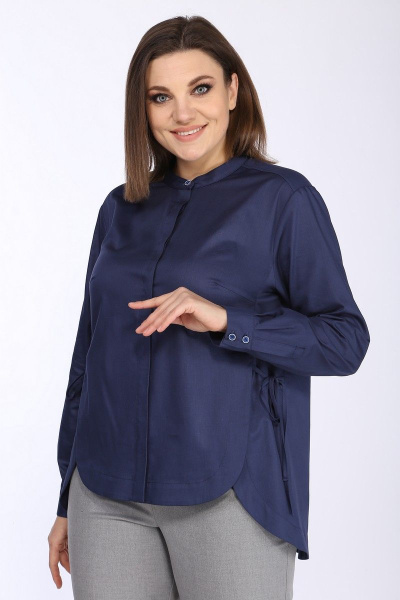 Блуза Lady Style Classic 2393/1 темно-синий - фото 1