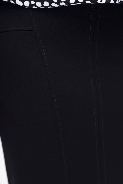 Юбка деловая на каждый день с разрезом, демисезонная Swallow 437 черный - фото 7