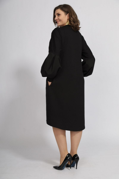 Платье BegiModa 1008 черный - фото 9