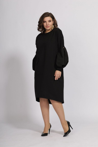 Платье BegiModa 1008 черный - фото 1