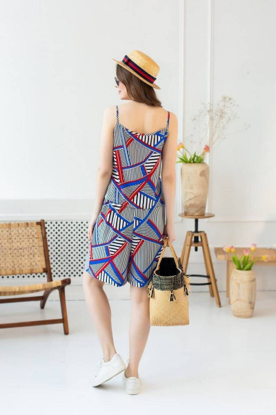 Комбинезон ASV 2349 сине-красный - фото 3