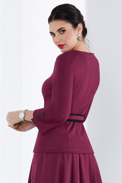 Джемпер, юбка Lissana 4282 бордо - фото 7