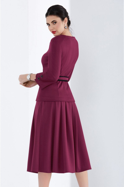 Джемпер, юбка Lissana 4282 бордо - фото 6