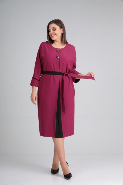 Платье Grace for you 1025 фуксия - фото 3