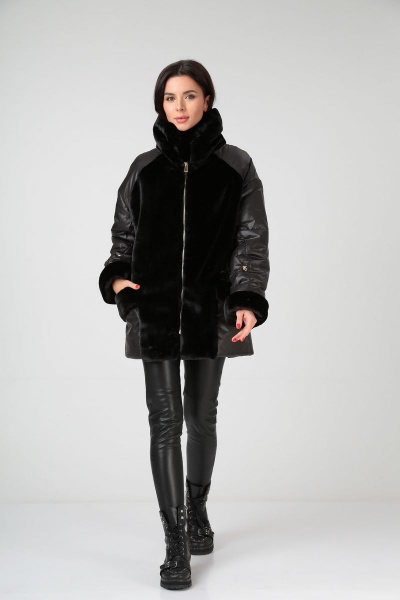Куртка Диомант 1746 черный - фото 4