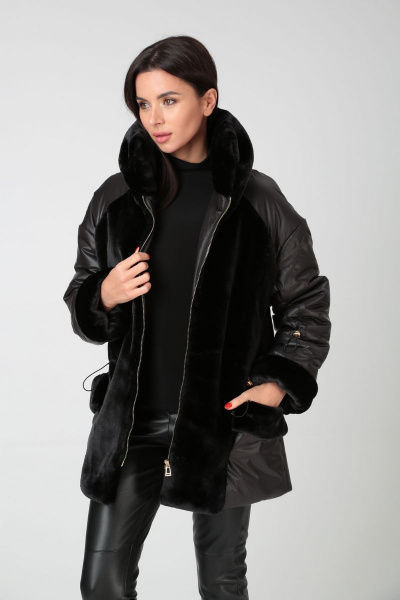 Куртка Диомант 1746 черный - фото 7