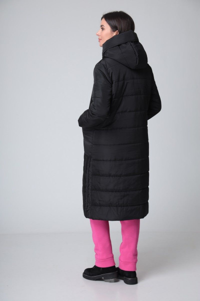 Пальто T&N 7179 черный - фото 7