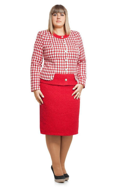Жакет и юбка демисезонный стиль бизнес Domiti 137 - фото 1
